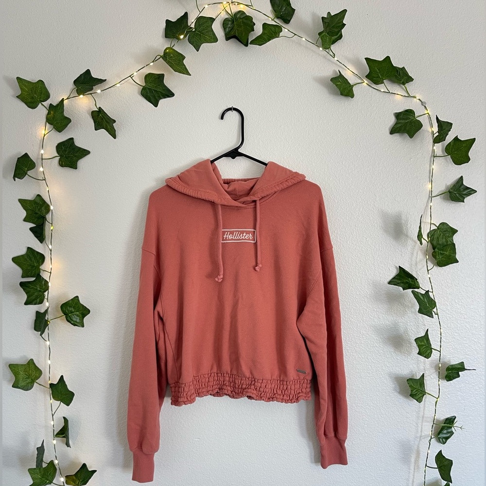 Hollister cropped hoodie